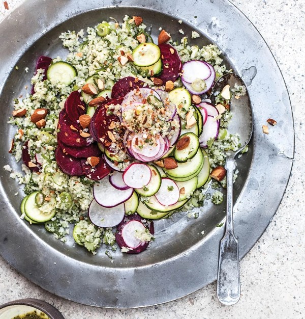 Herbed cauliflower couscous