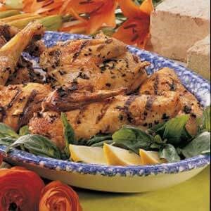 Herbed chicken quarters 
