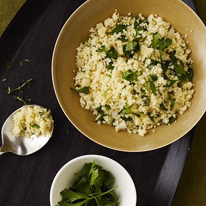 Herbed couscous pilaf