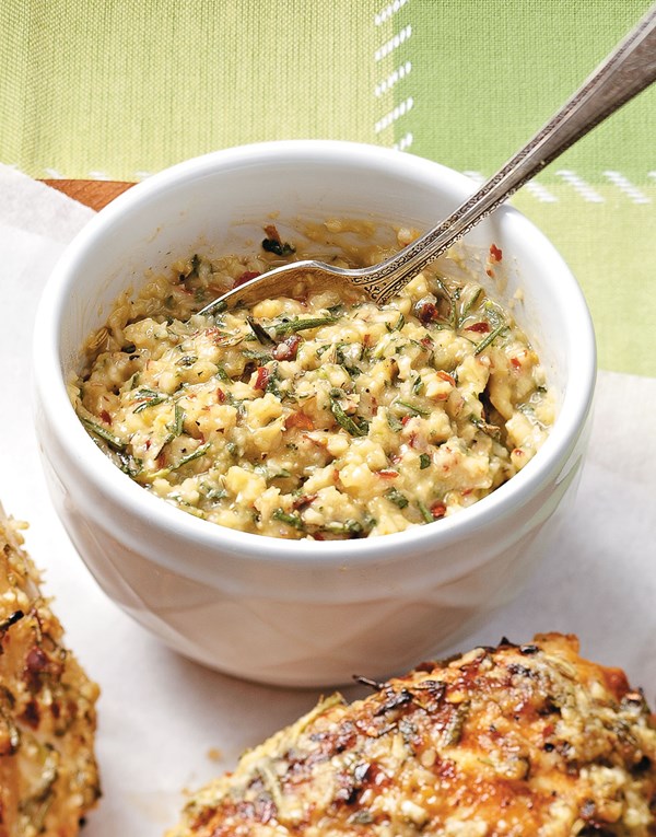Herbed garlic paste