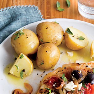 Herbed gold potatoes