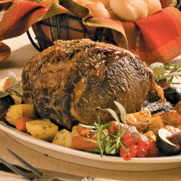 Herbed Italian rib roast 
