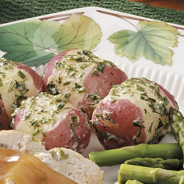 Herbed new potatoes 