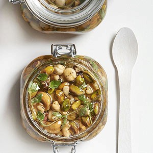 Herbed nuts in honey