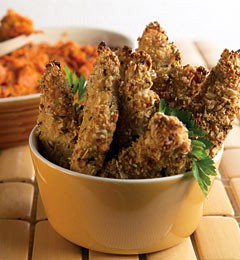 Herbed oven-fried chicken