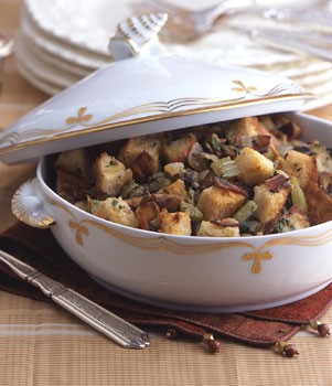 Herbed oyster stuffing