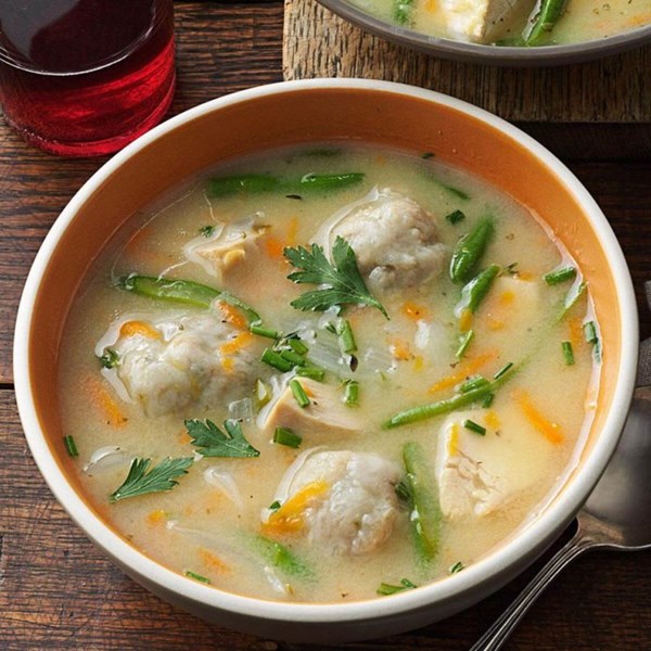 Herbed potato dumplings
