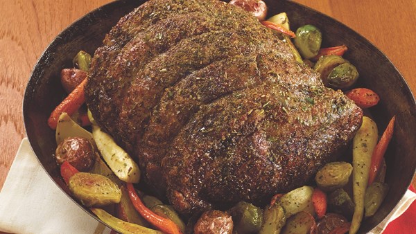 Herbed prime rib