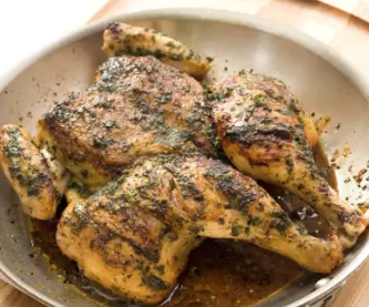Herbed roast chicken