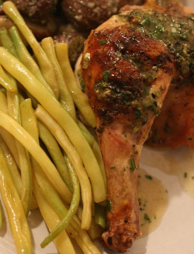 Herbed roast chicken