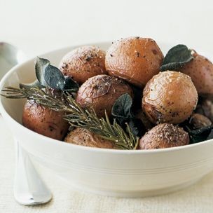 Herbed-roasted red potatoes