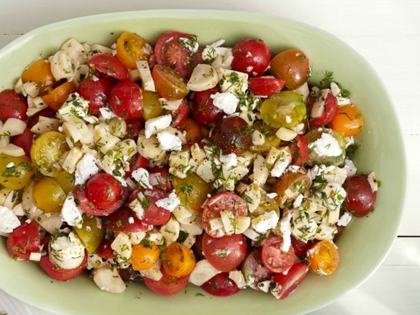 Herbed tomato salad