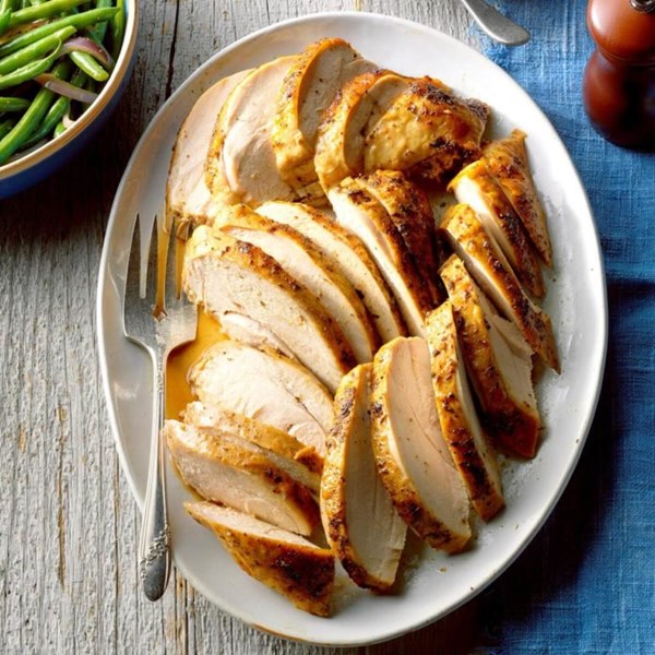 Herbed turkey breasts