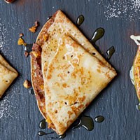 Herbs & honey pancakes