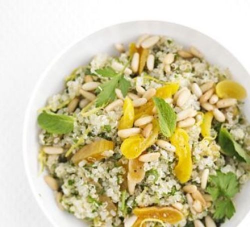 Herby apricot quinoa