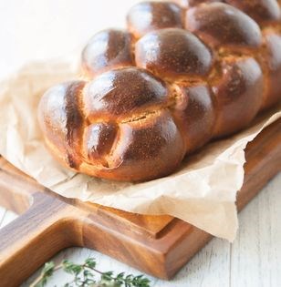 Herby braided loaf