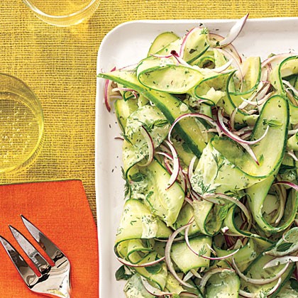 Herby cucumber salad