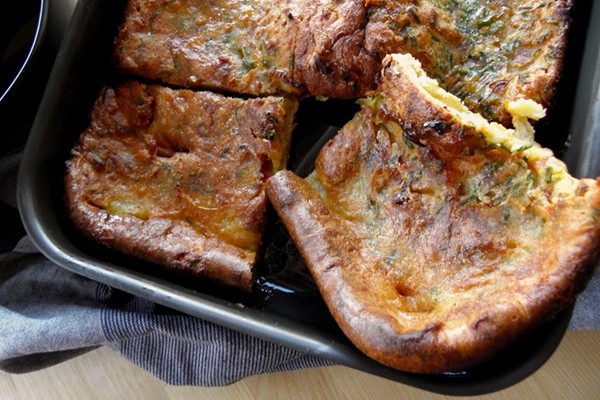 Herby dairy- and gluten-free Yorkshire puddings