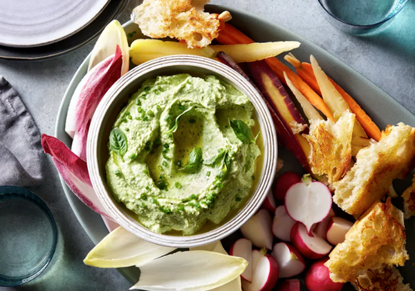 Herby feta dip