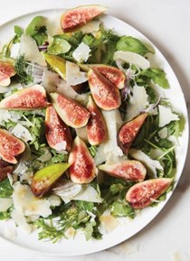 Herby fig salad