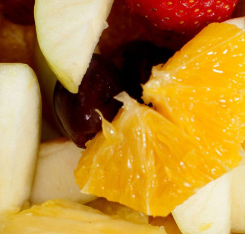 Herby fruit salad