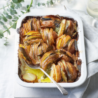 Herby Hasselback gratin