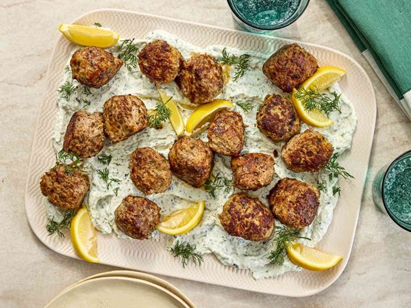 Herby lamb meatballs