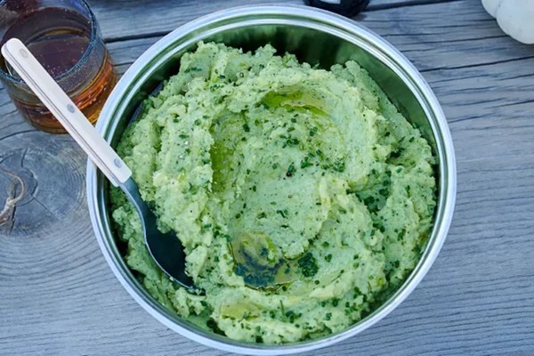 Herby mashed potatoes 