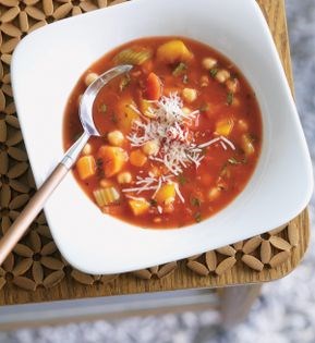 Herby minestrone