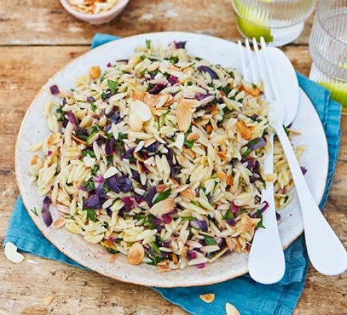 Herby orzo & lemon salad