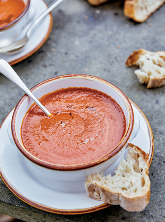 Herby tomato soup
