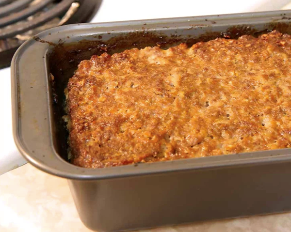 Herby vegetarian meatloaf