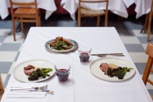 Herdwick neck, yeasted cauliflower and purple sprouting broccoli