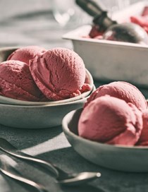 Hibiscus & passion fruit [ice cream]