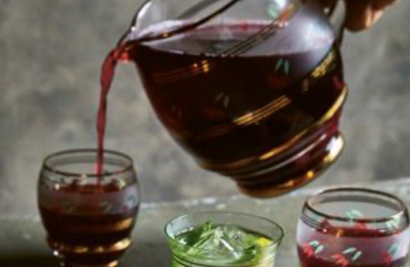 Hibiscus iced tea