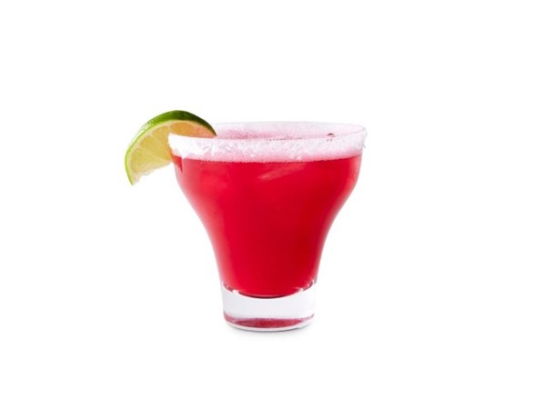 Hibiscus iced tea margarita 
