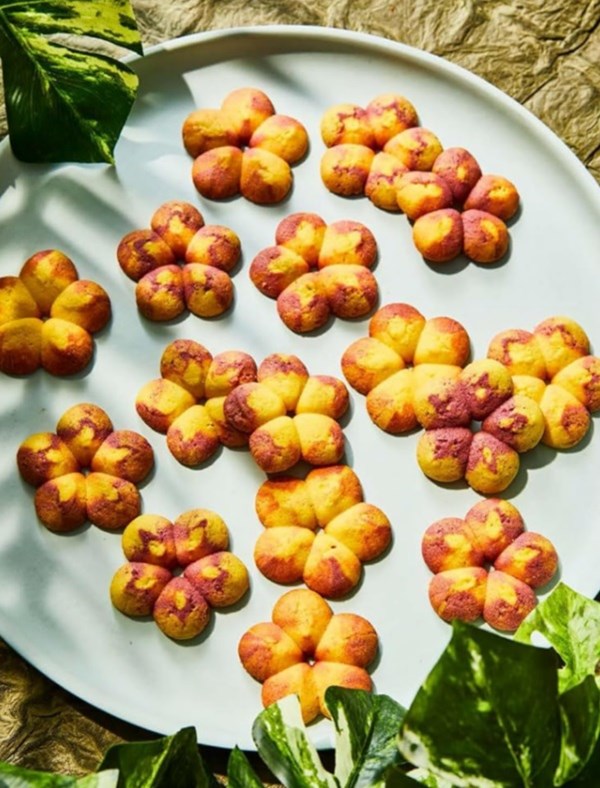 Hibiscus jackfruit uraro cookies