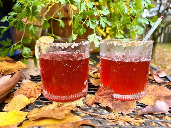 Hibiscus-lime tea
