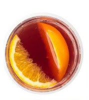 Hibiscus Negroni cocktail