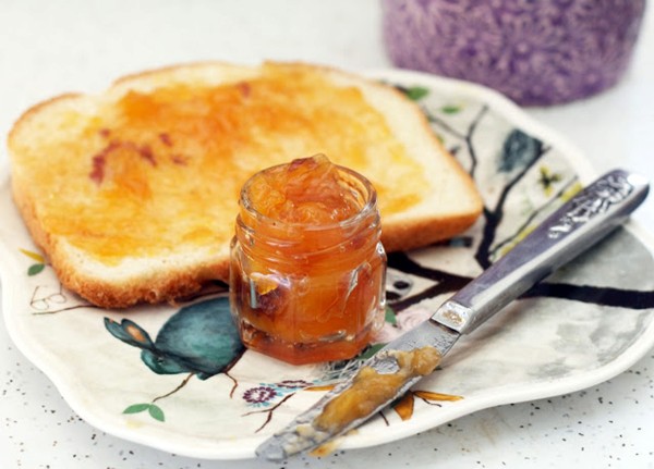 Hibiscus peach jam