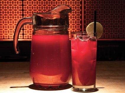 Hibiscus tea (Agua de jamaica)