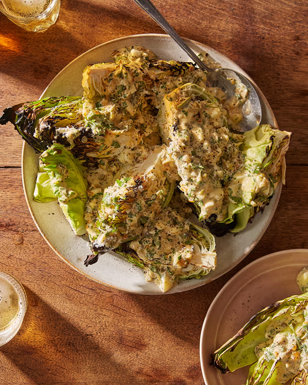 Hispi with gribiche (Ben Allen)