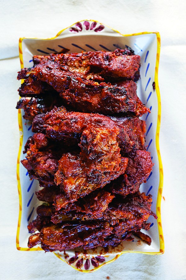 Hoisin and ginger spareribs