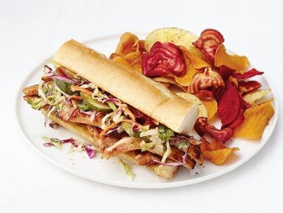 Hoisin barbecue pork sandwiches