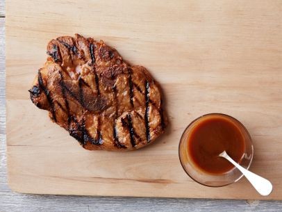 Hoisin five-spice pork chops