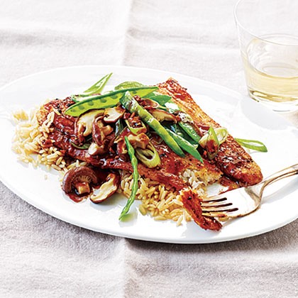 Hoisin flounder