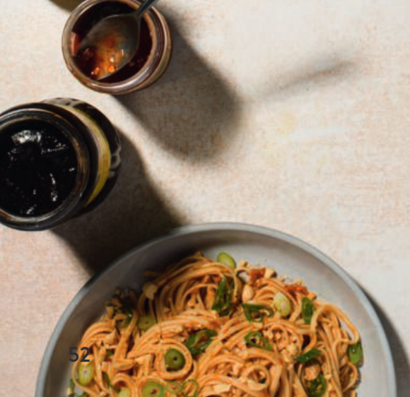 Hoisin-ginger noodles