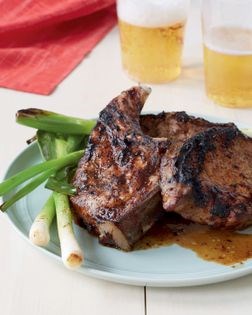 Hoisin ginger pork chops