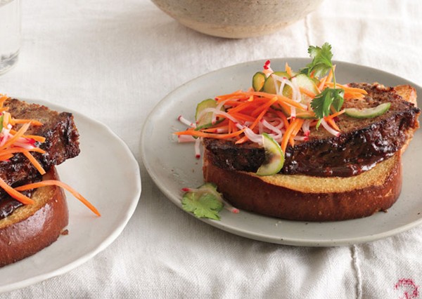 Hoisin-glazed meatloaf sandwiches
