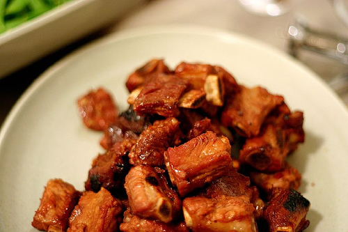 Hoisin-honey pork riblets